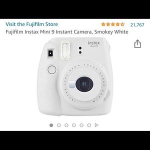 NEW Fujifilm instax mini 9 instant camera white